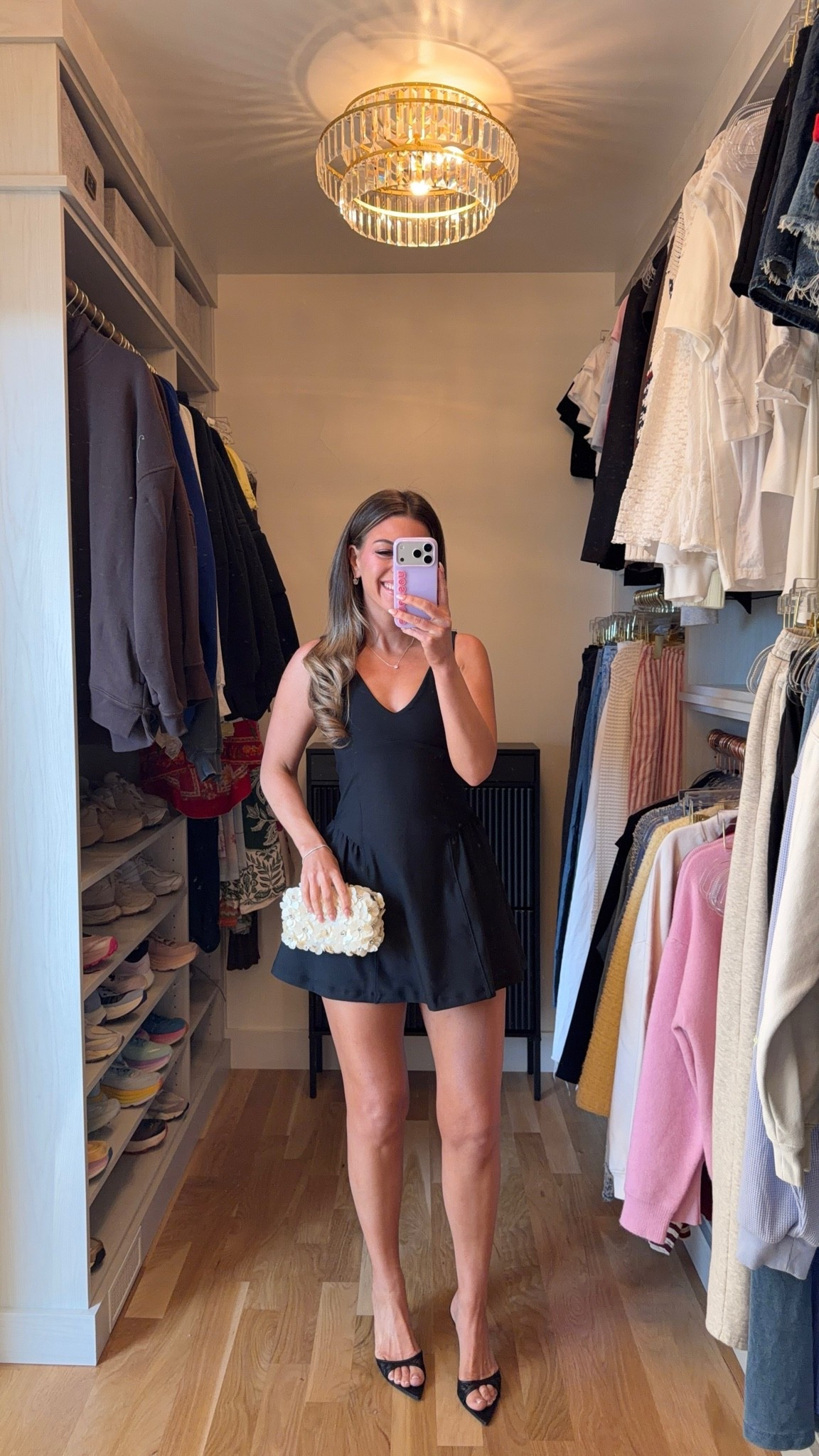 black abercrombie workout dress with built in bra and shorts styled with white floral-embellished clutch and black strappy heels fall outfit 🍂

I’m 5’4” and wearing my usual small

electric picks code: emerson20 
vici code: emerson30
lulus code: emerson20 (first purchase) 

workout dress, activewear, athleisure, exercise dress, black dress, fall looks, fall outfit, holiday outfit, game day outfit, skort outfits, athletic skorts, casual skort outfits, summer skort outfits, skort dress, everyday skort outfits

#LTKActive #LTKU #LTKSeasonal