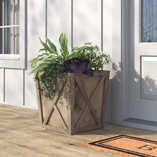 Dunmire Weathered Wooden Planter Box | Wayfair North America