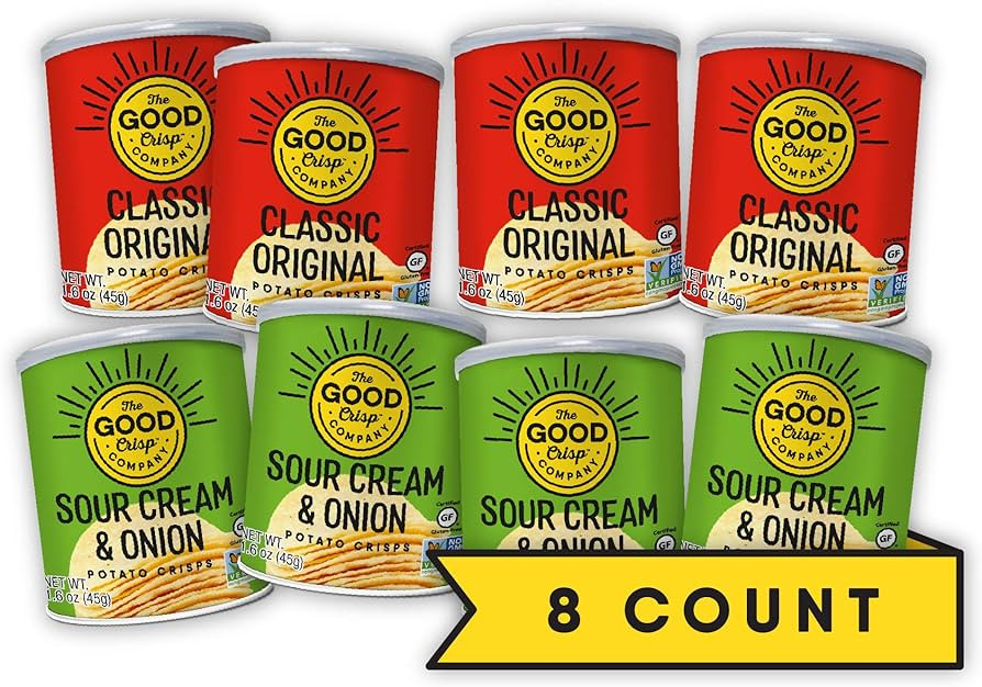 The Good Crisp Company, Good Crisps Minis (Variety Pack, 1.6 Ounce, Pack of 8) Contains: 4 Origin... | Amazon (US)