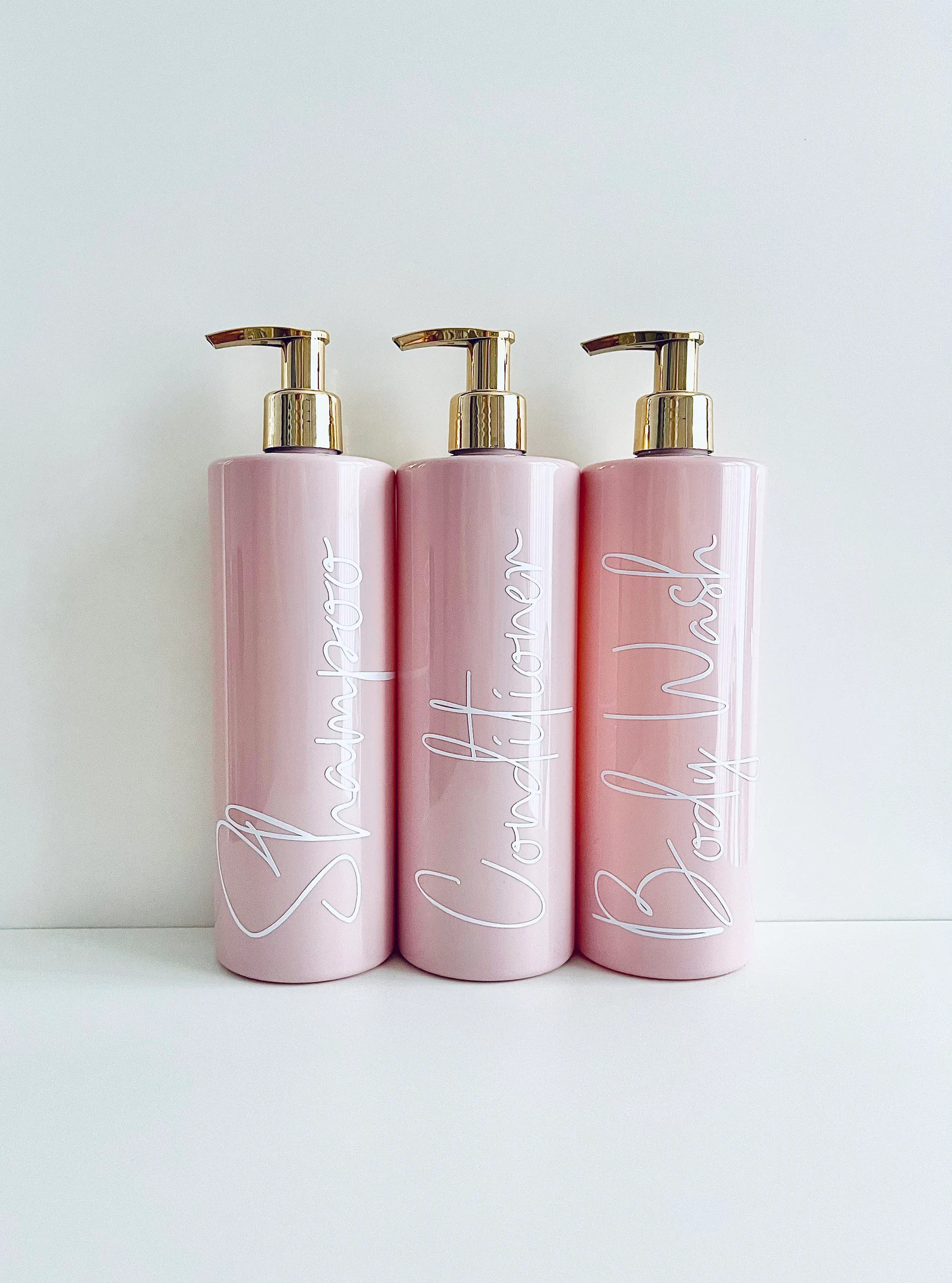 Refillable PINK Mrs Hinch PLASTIC Shampoo  Conditioner  Body - Etsy | Etsy (US)