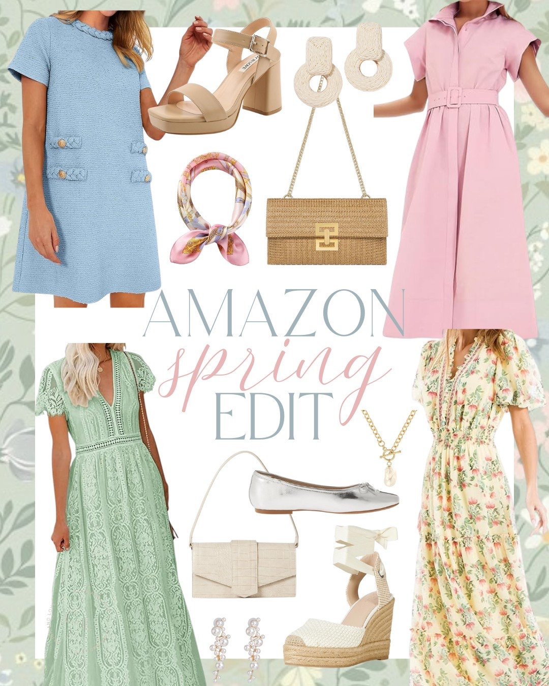 Spring style with Amazon! These are great dresses that would work perfect for any spring occasion, especially Easter! All budget friendly picks! 

Amazon fashion, Amazon finds, Amazon must haves, dress, Easter dresses, Easter edit, pastel picks, fashion finds, spring fashion, budget friendly fashion, home finds, tote, handbag, purse, work bag, designer look for less, sunglasses, jewelry, straw bag, work purse, sunglasses, raffia platforms, bow platform, chunky necklace, white T-shirt dress, denim dress, neck scarf, silk scarf, neutral flats, sandals, pearl drop earrings, affordable finds #amazonfashion

#LTKFindsUnder50 #LTKSeasonal #LTKStyleTip