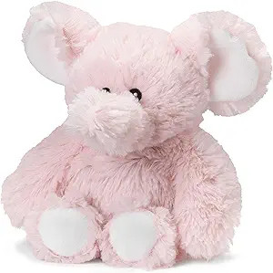 Intelex Warmies Microwavable French Lavender Scented Plush, Jr. Elephant, Pink, 6" x 2" x 4" | Amazon (US)