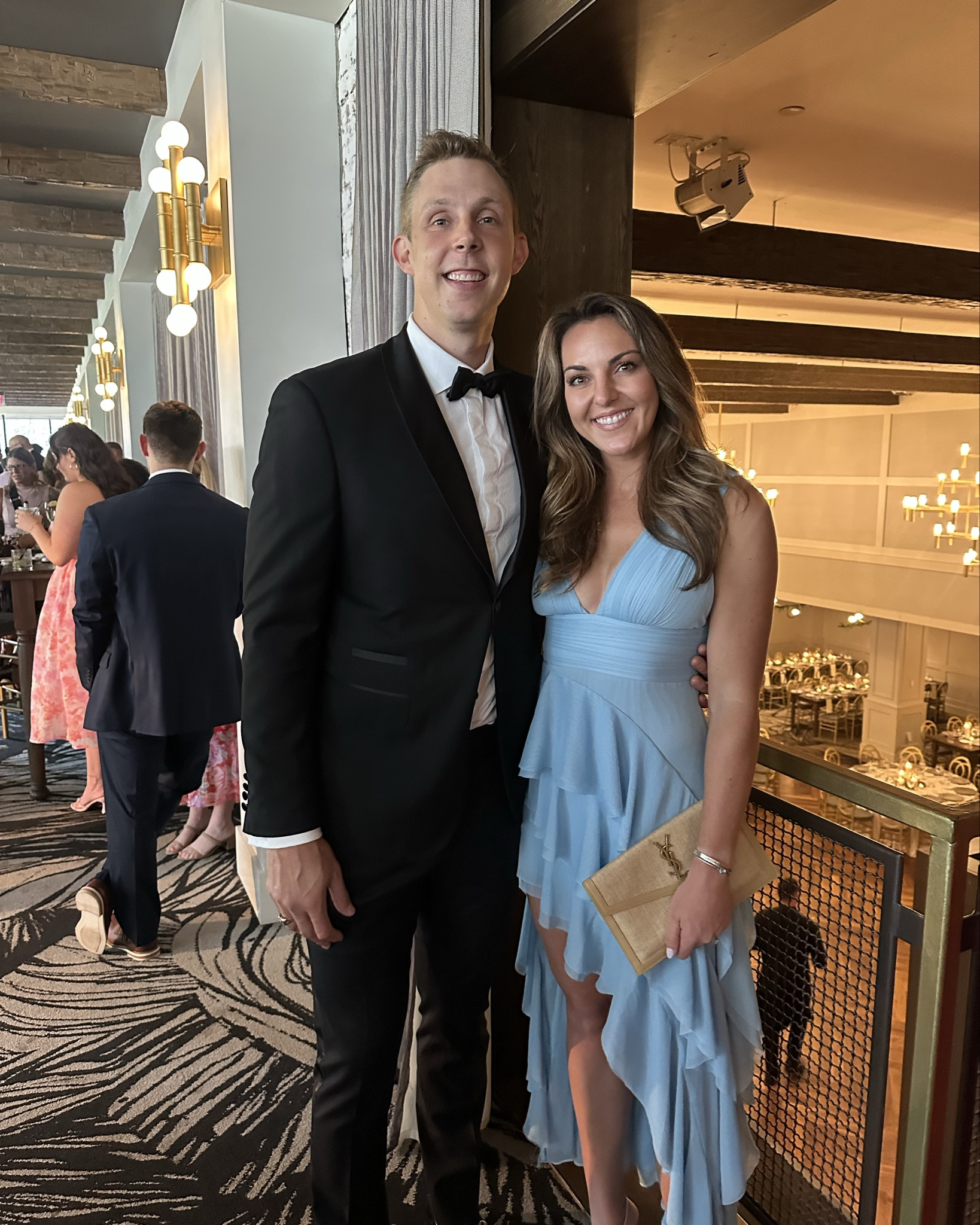 Summer wedding guest dress #summerwedding #blue #bestdressedguest