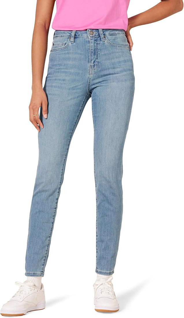Amazon Essentials Skinny Jeans for Women, High Waist, Stretchy Denim | Amazon (US)