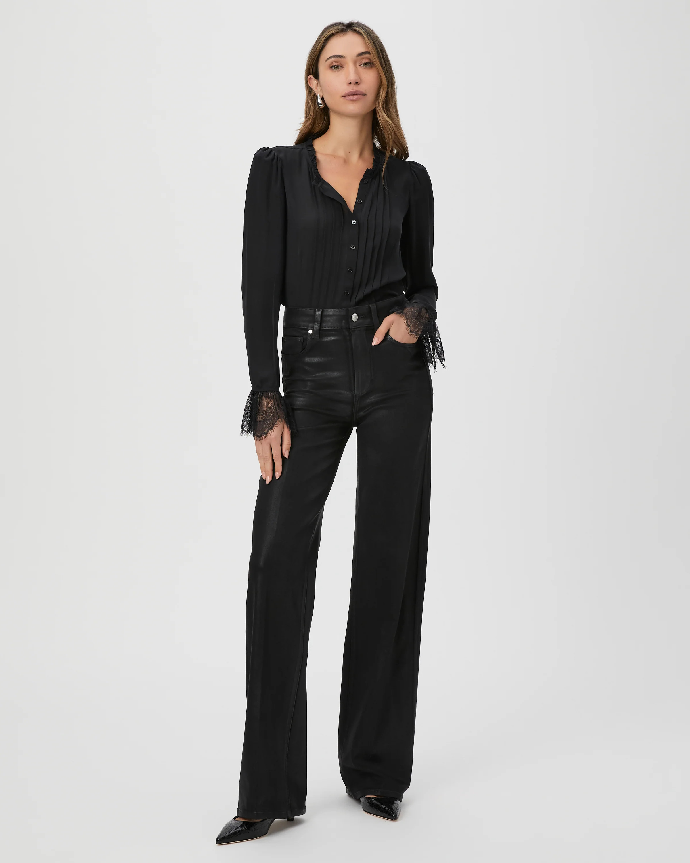 Sasha Wide Leg Jean | Paige