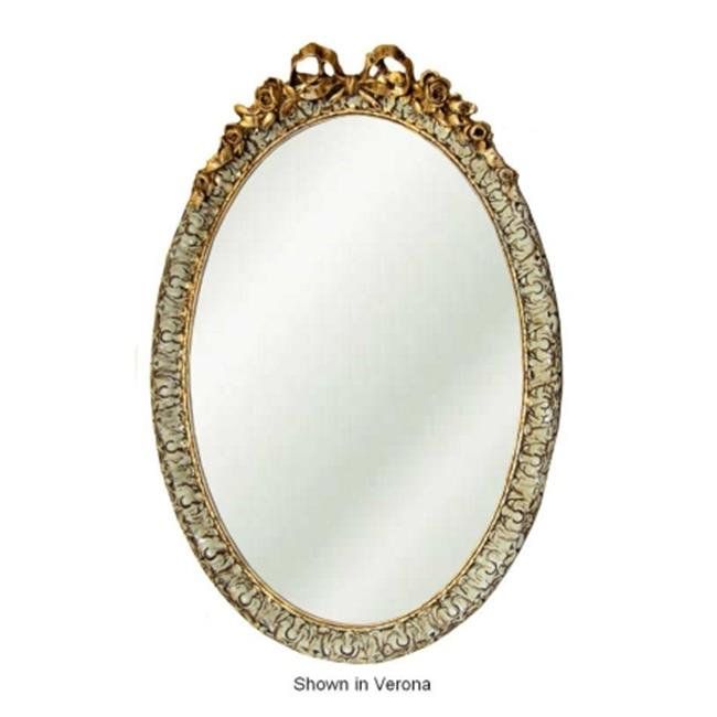 HMH 5075AG Oval with Bow Mirror-Antique Gold - Walmart.com | Walmart (US)