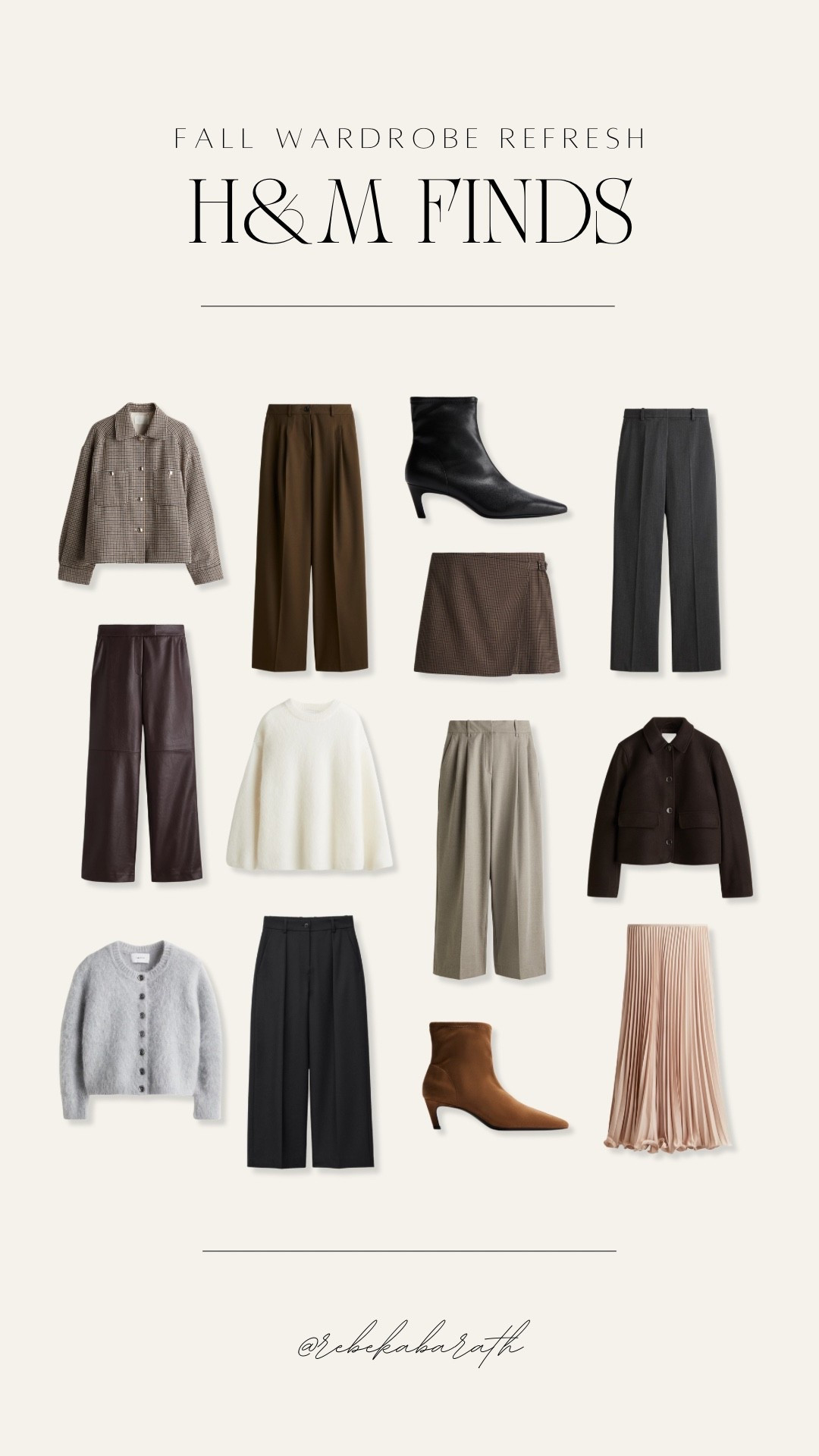 fall wardrobe refresh // H&M finds

pick your fave affordable wardrobe staples 💫

#LTKSeasonal #LTKShoeCrush #LTKStyleTip