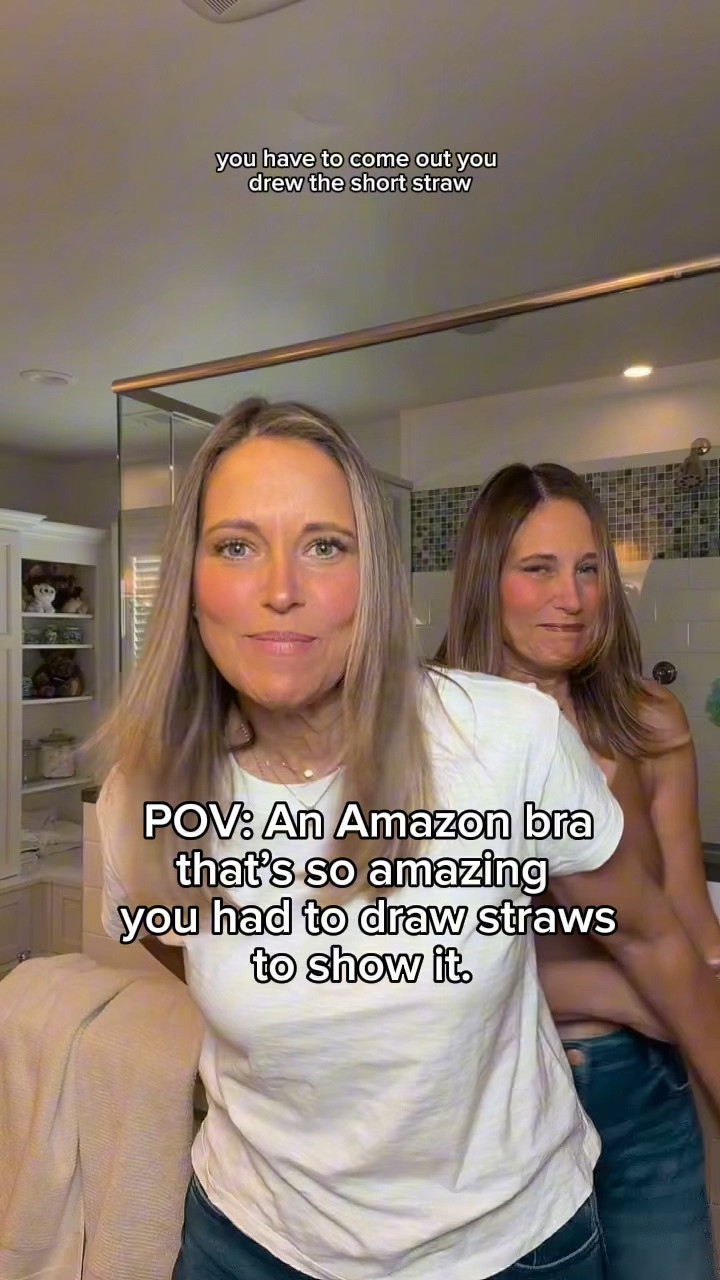 These bras are so amazing!  We can attest that the straps are perfect for larger busts! The straps are a little thicker which allows for the weight to be more distributed on your shoulders.  The smoothing tech with lift is so good.  We are really impressed with these bras.  These are the only bras we brought on vacation.  We are HOOKED…literally!!!!  They have a great hook and eye with soft covered features!

40 different sizes!  32-48 and B-DDD cup! 
We have 36C! 

  

#LTKselfcare #LTKOver40