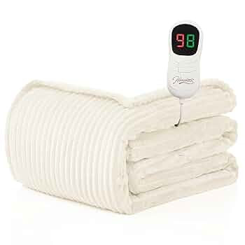Homemate Electric Heated Blanket Twin Size - 62"x84" Heating Blanket Twin Size 1/2/4/6/8 Hours Au... | Amazon (US)