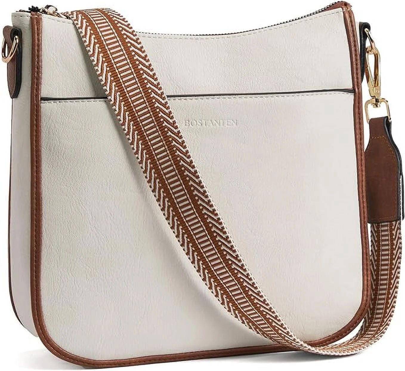 BOSTANTEN Crossbody Bags for Women Trendy Vegan Leather Hobo Purses Shoulder Handbags Wallet Set ... | Walmart (US)