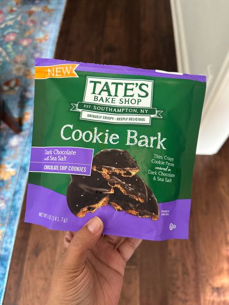 Thin, crispy, and melts in your mouth 🤤 this dark chocolate sea salt chocolate chip cookies cookie bark is soooooo good! a great sweet snack

#LTKparties #LTKhome