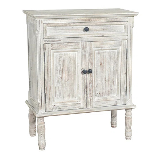 White Harpenden 2 Door Accent Cabinet | Wayfair North America