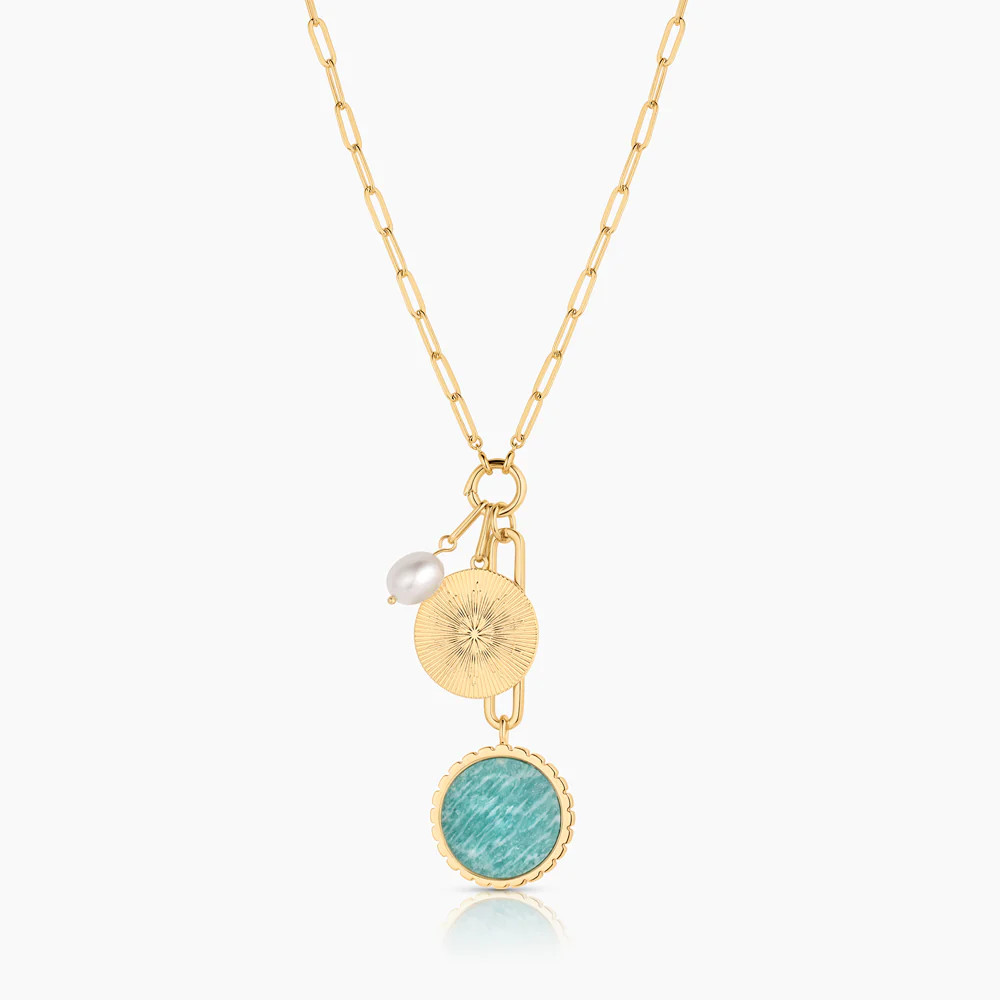 Solario Sundial Amazonite Necklace | Thatch
