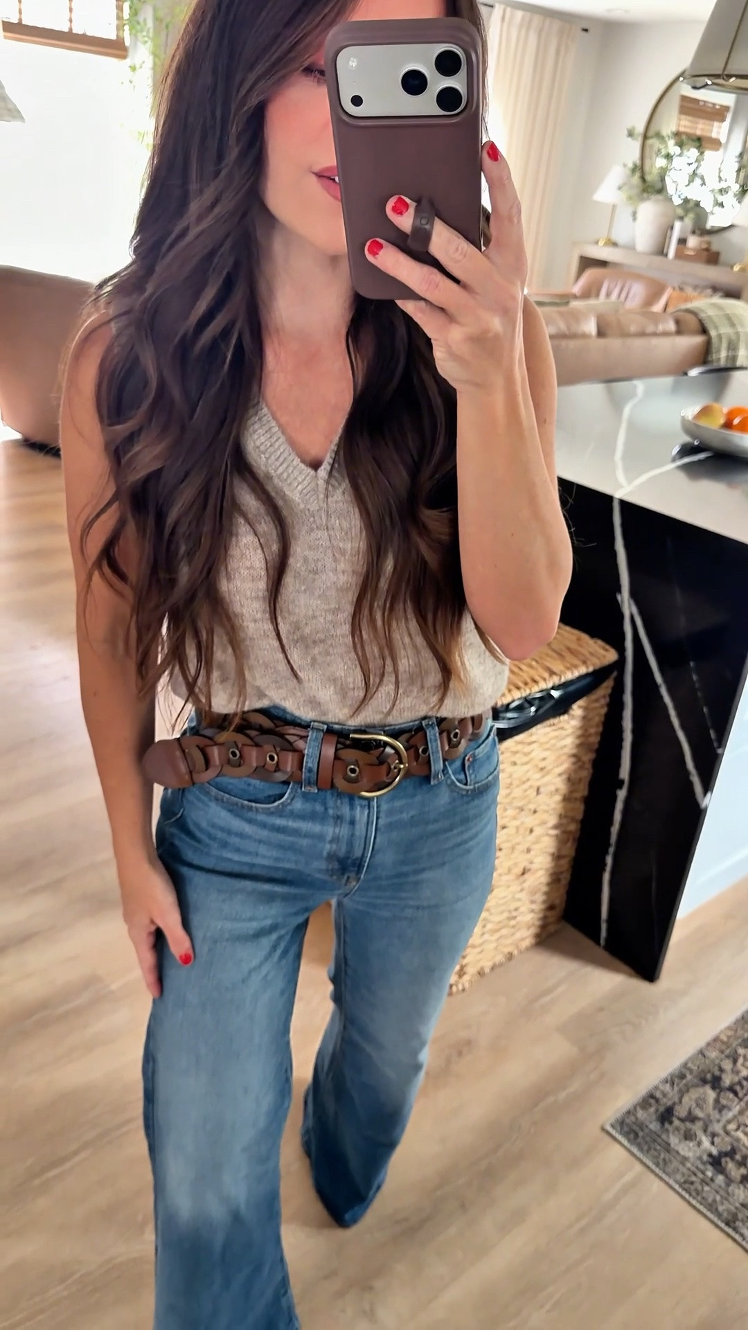 Target denim is on sale and these jeans are such a good everyday fit! I’m wearing a size 2 Short. If you’re between sizes, I recommend going up for a roomier fit. If you prefer a more body-con fit, stick with your true size—the denim has really good stretch. Top is an XS.

Target denim sale, Target jeans, women’s jeans on sale, petite jeans, short length jeans, stretchy denim, wide leg jeans, everyday denim, Target fall fashion, affordable fall outfit, petite fall outfit, women’s casual outfit