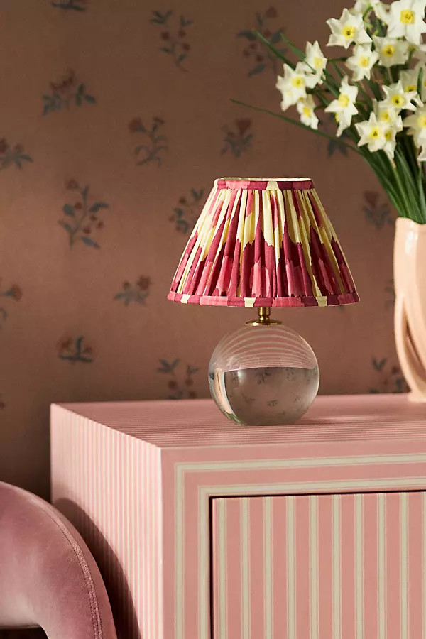 Pooky The Katherine Cordless Rechargeable Glass Table Lamp | Anthropologie (US)