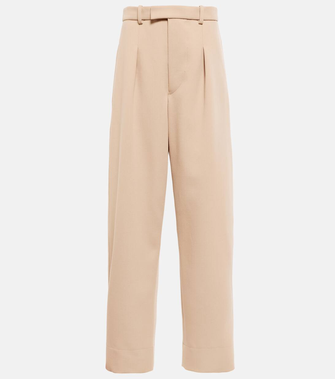 High-rise straight wool pants | Mytheresa (US/CA)