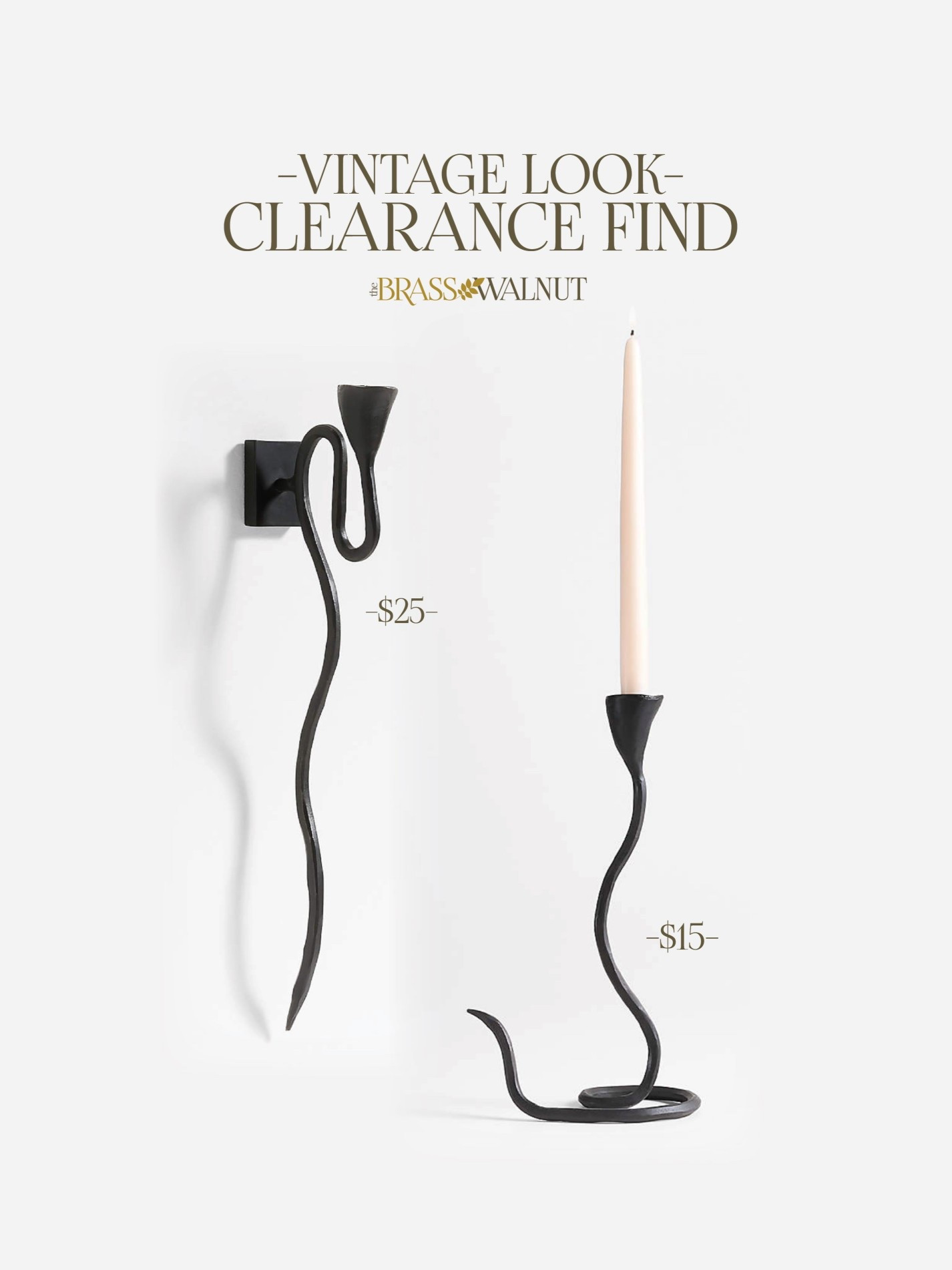 These are an incredible price and look like vintage ironworks. 
#homefind #candleholder

#LTKFindsUnder50 #LTKFallSale #LTKHome