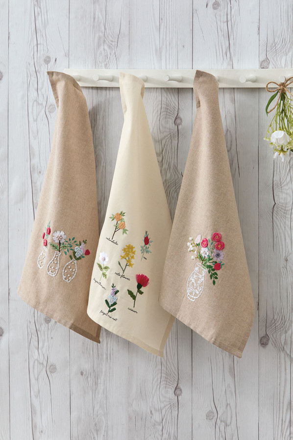 Floral Embroidery Towels | Coldwater Creek