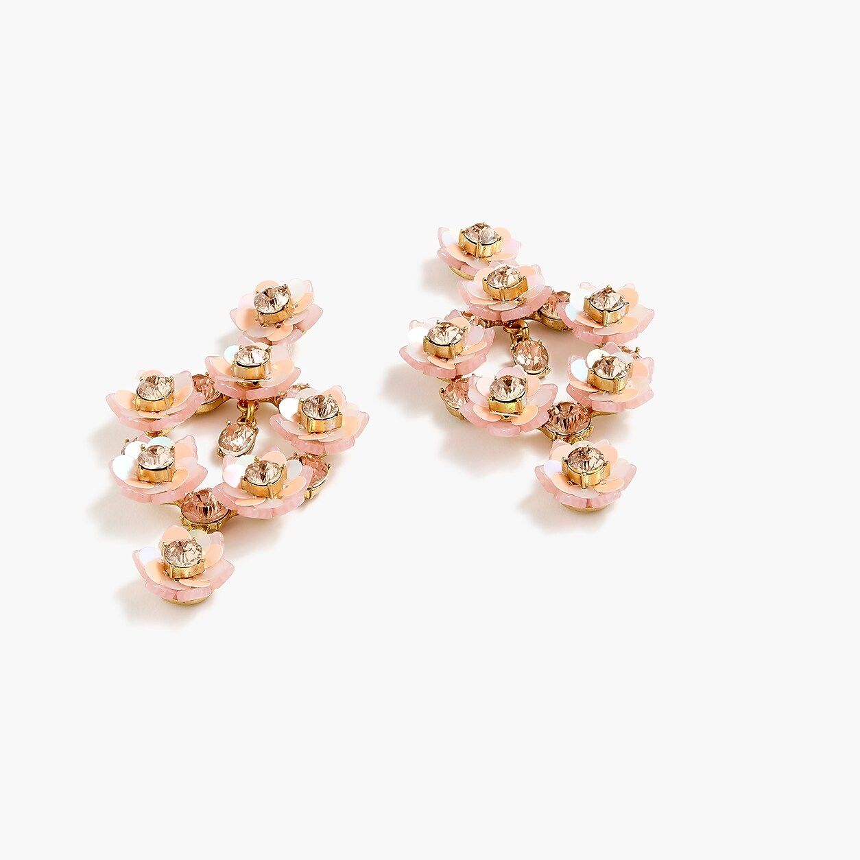 Flower blossom statement earrings | J.Crew US
