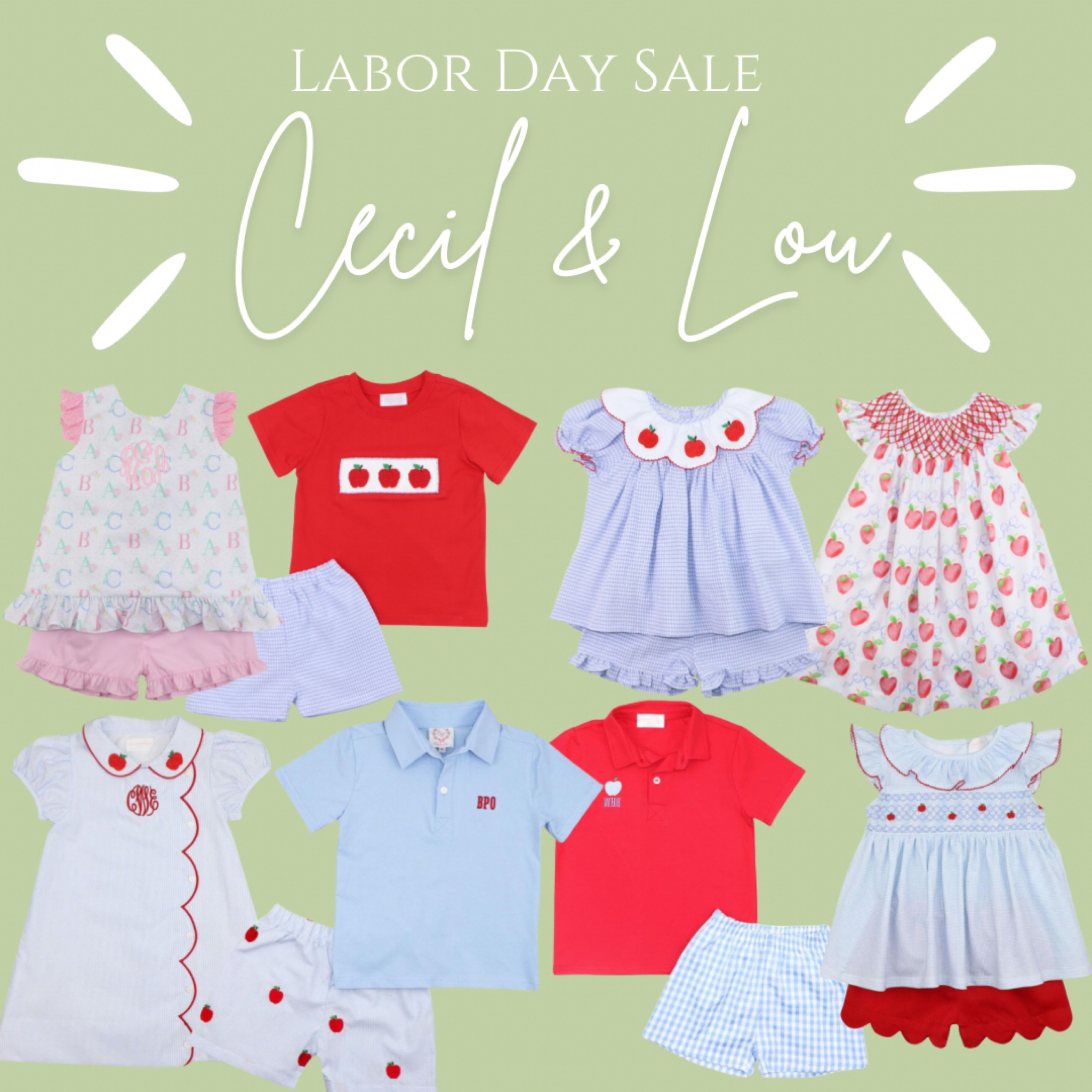 I know back to school has technically already happened, but this is the time to buy for next year!! I’m talking nearly HALF OFF of the cutest and best quality clothes for the first day of school!!

#backtoschool #kidsclothing #schoolclothes #cecilandlou

#LTKStyleTip #LTKSaleAlert #LTKKids