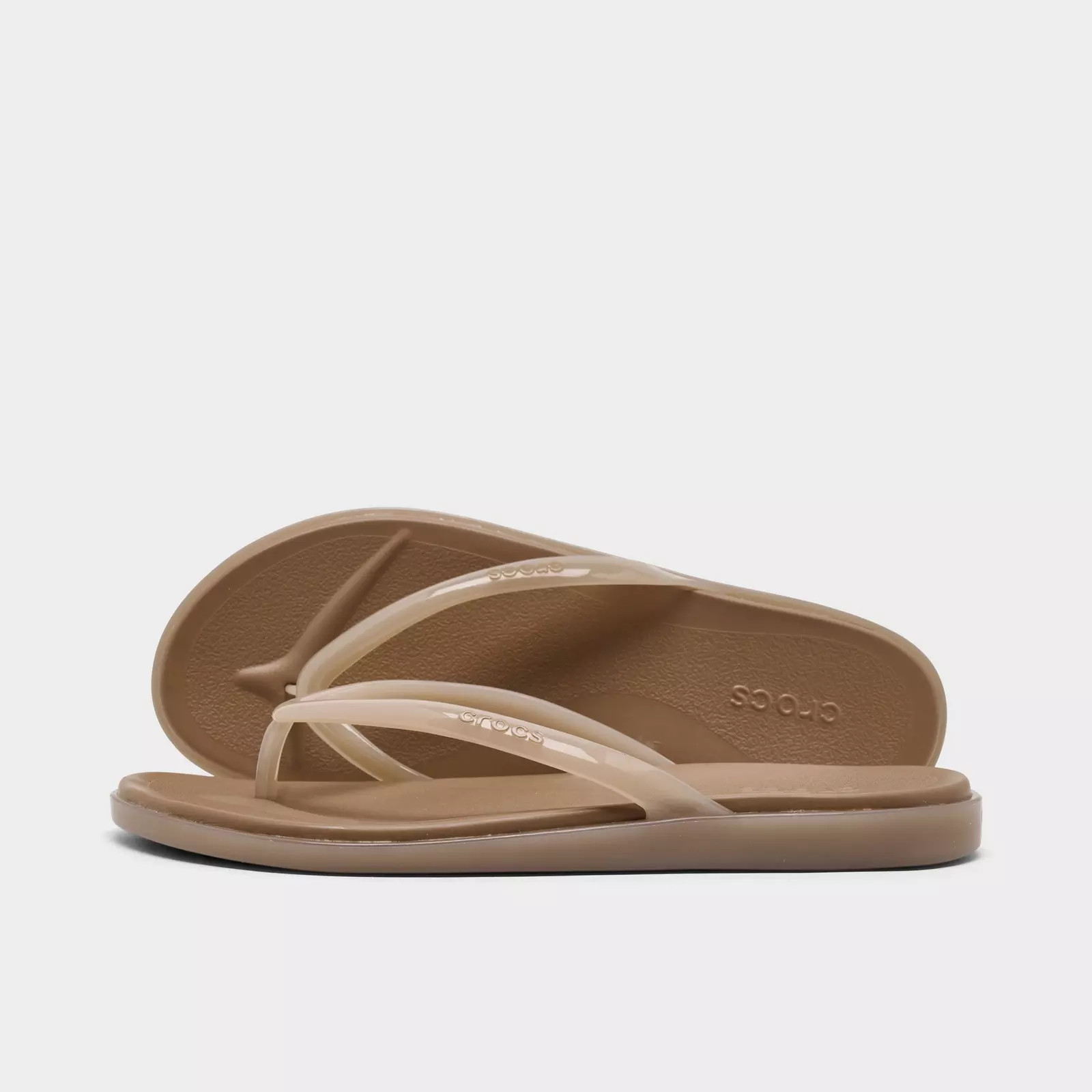 Women's Crocs Miami Round Toe Jelly Flip Flop Sandals | Finish Line (US)