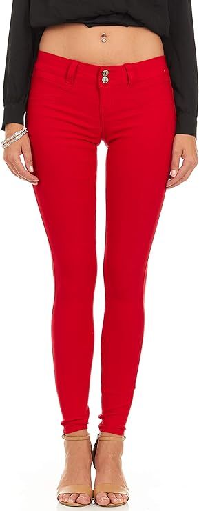 COVER GIRL Women's Extra Stretch Skinny Jeans Yoga Denim | Amazon (US)