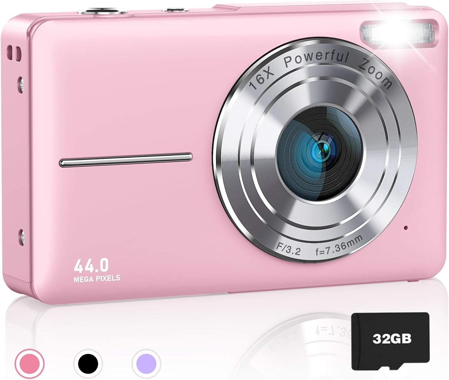 Digital Camera for Kids, 1080P FHD Camera, 44MP Point and Shoot Digital Camera for Pictures with ... | Amazon (US)