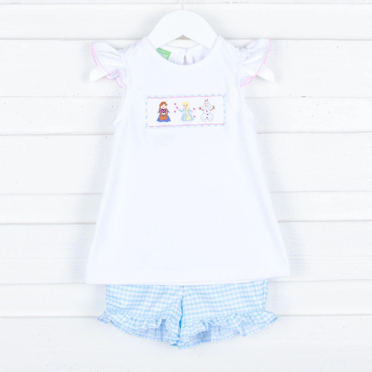 Ice Princess Short Set Blue Gingham | Classic Whimsy