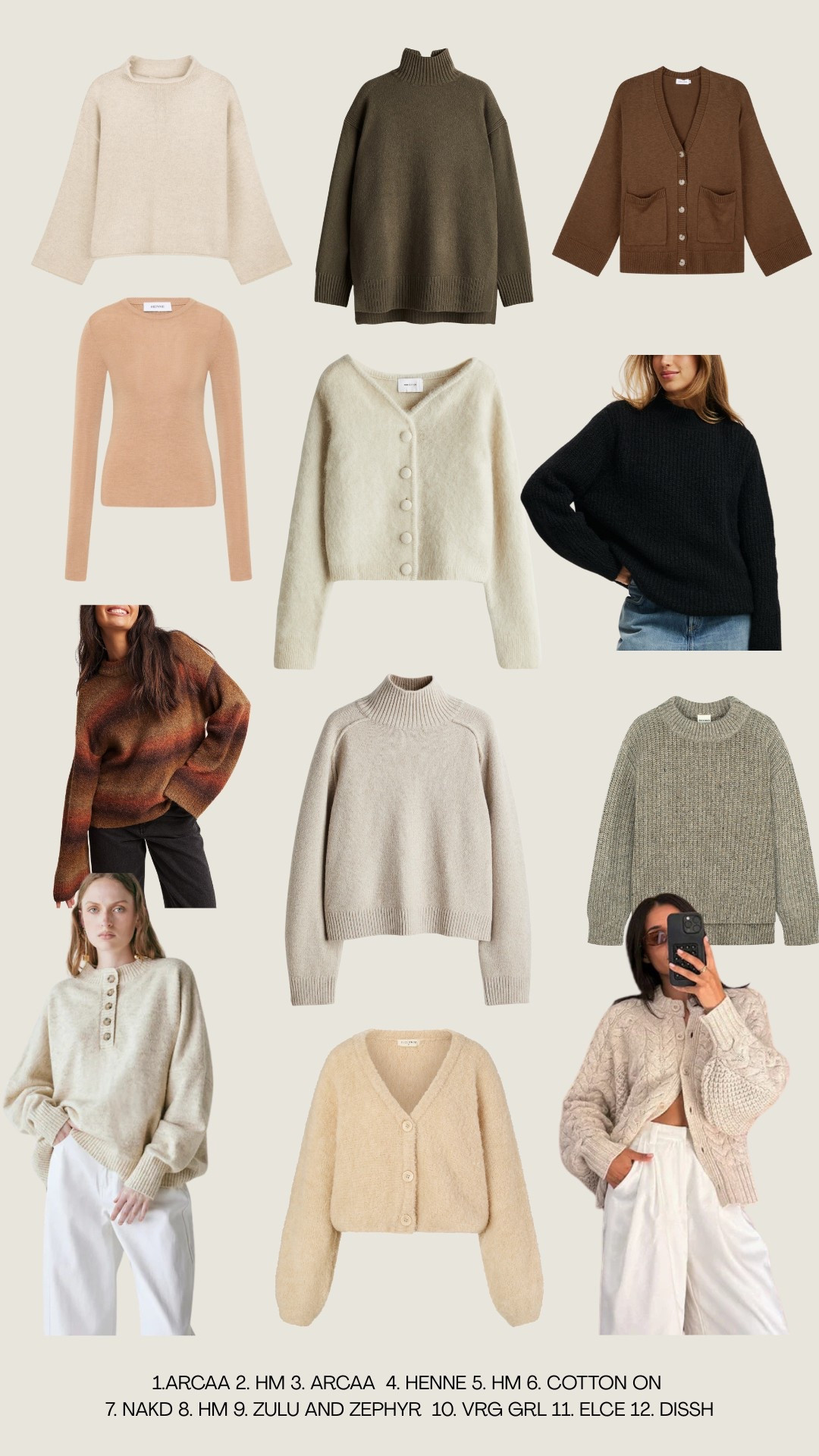KNIT SEASON. As requested, here are some of my favourite knits of the season. Ranging in price and design there is plenty tagged to suit you! 