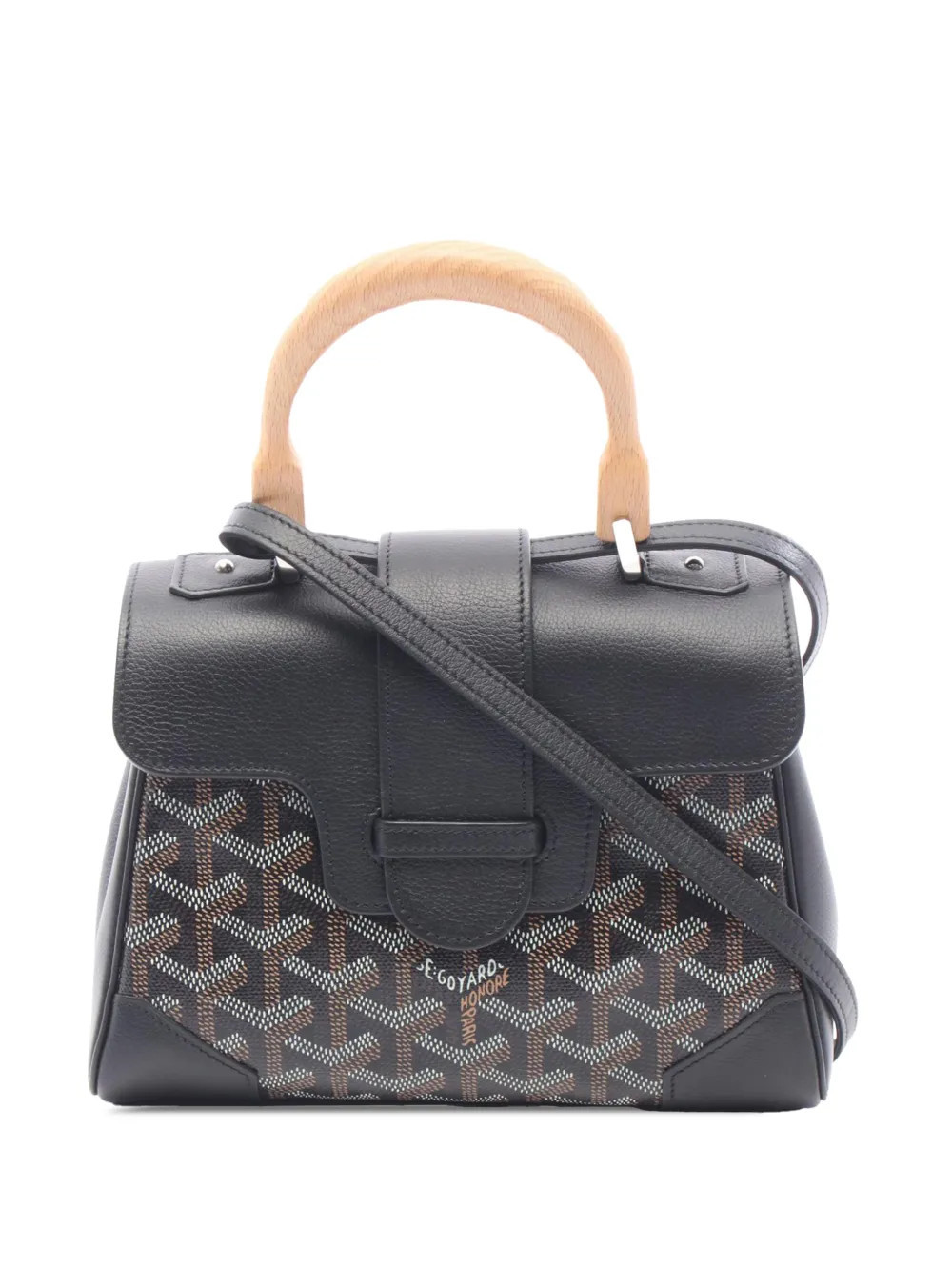 Goyard Pre-Owned 2020-2026 Mini Goyardine Saigon Souple satchel - Black | Farfetch Global