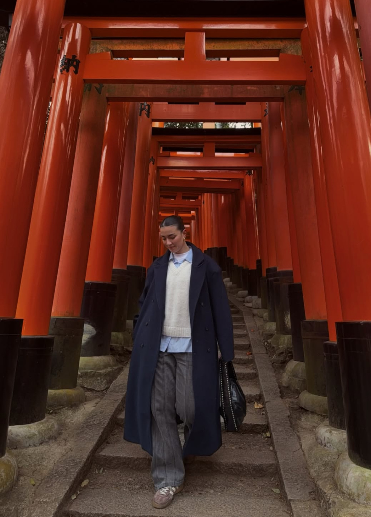 climbed to the top of Mt. Inari in business casual?? it snowed when we reached the top and then we ate inari ON Mount Inari…. my perfect day 🍱⛩️ 

 #LTKootd #LTKSeasonal #LTKTravel