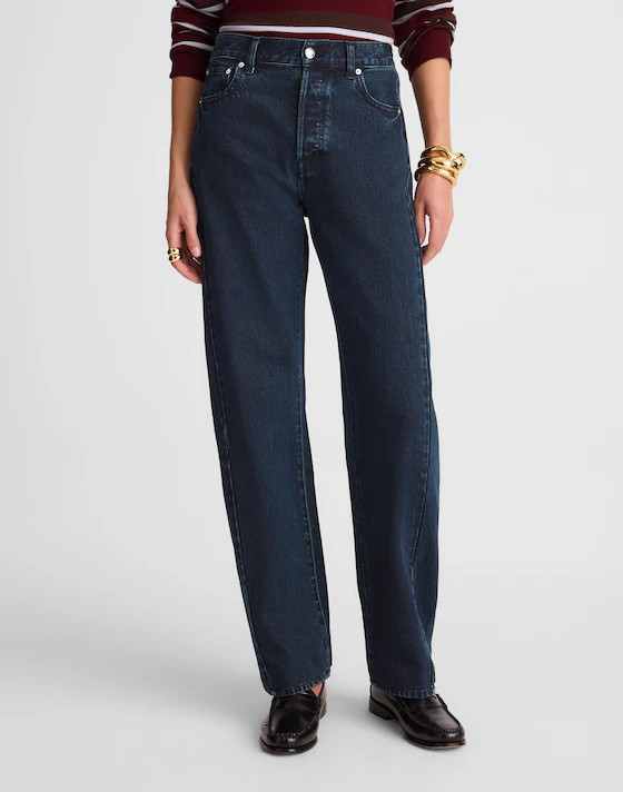 The Pieced Barrel-Leg Full-Length Jean | Madewell