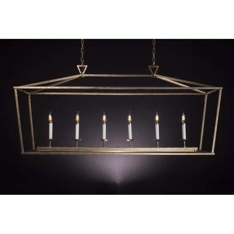 Lancaer 6 - Light Lantern Geometric Chandelier | Wayfair North America