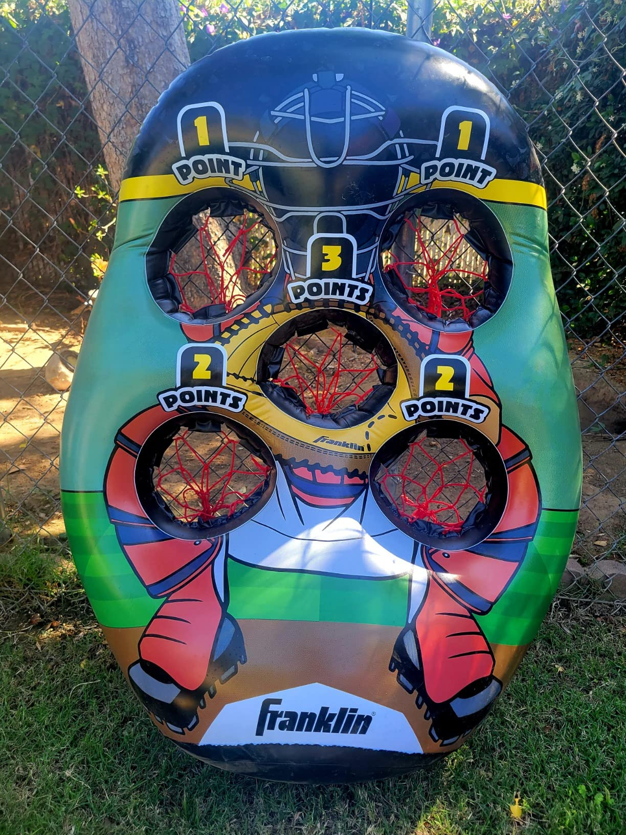 Franklin Sports Inflatable Target Toss Game - Kids Mini Throwing Game Set - Portable Indoor + Out... | Amazon (US)