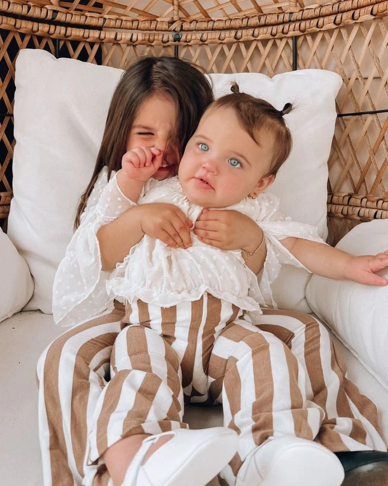 Savanna Off-the-Shoulder Dot Top - Ivory | Bailey's Blossoms