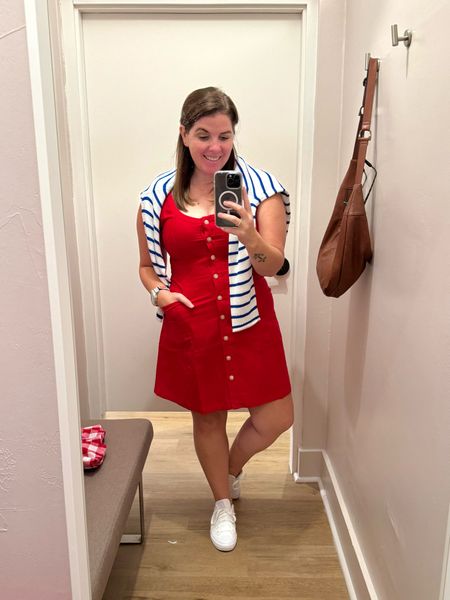 I’m a tad obsessed with this look, not just for the 4th, but for all summer long! The look is from Loft, size up in the dress for a more flowy fit and the dress and sweater are currently 40% off! 

#LTKSaleAlert #LTKStyleTip #LTKMidsize