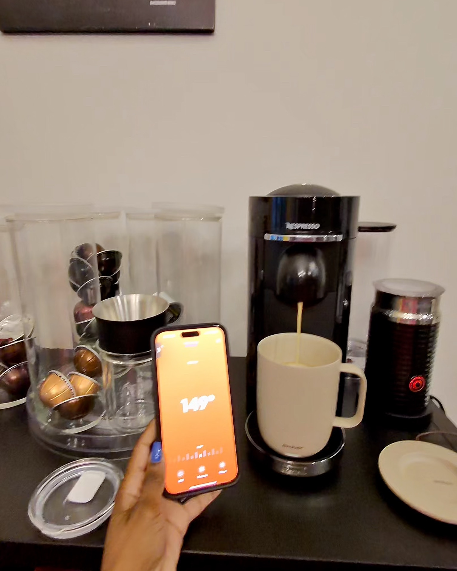 The Ultimate Coffee Lover’s Setup ☕✨
Take your coffee game to the next level! I’ve paired the Ember Smart Mug with the Nespresso Vertuo and milk frother, and let me tell you—it’s like having a luxury coffee shop right at home.

☕ Ember Mug: Keeps your drink at the perfect temperature for hours—no more cold coffee. (Makes a great gift 🎁)
✨ Nespresso Vertuo: Delicious coffee and espresso with just one button.
🌿 Milk Frother: Froth up silky smooth lattes and cappuccinos in seconds.

Perfect for busy mornings, cozy evenings, or as a thoughtful 🤔 gift 🎁 for the coffee ☕️ lover in your life.

Shop my entire coffee setup now on LTK and treat yourself to that perfect cup! 

What’s your go-to coffee order? Drop it below!
#CoffeeEssentials #HomeCafeVibes #LTKFinds #GiftGuideFavorites #CoffeeLover

#LTKHoliday #LTKWatchNow #LTKGiftGuide