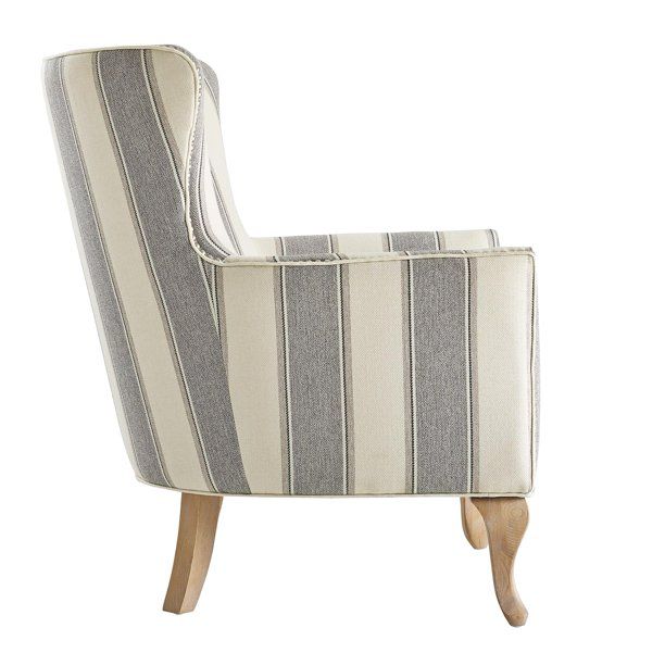 Woven Paths Accent Chair, Gray Stripe | Walmart (US)
