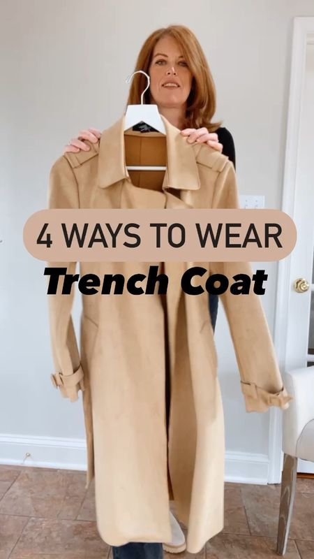 4 chic ways to wear a trench coat. 

#LTKSeasonal #LTKunder50 #LTKunder100