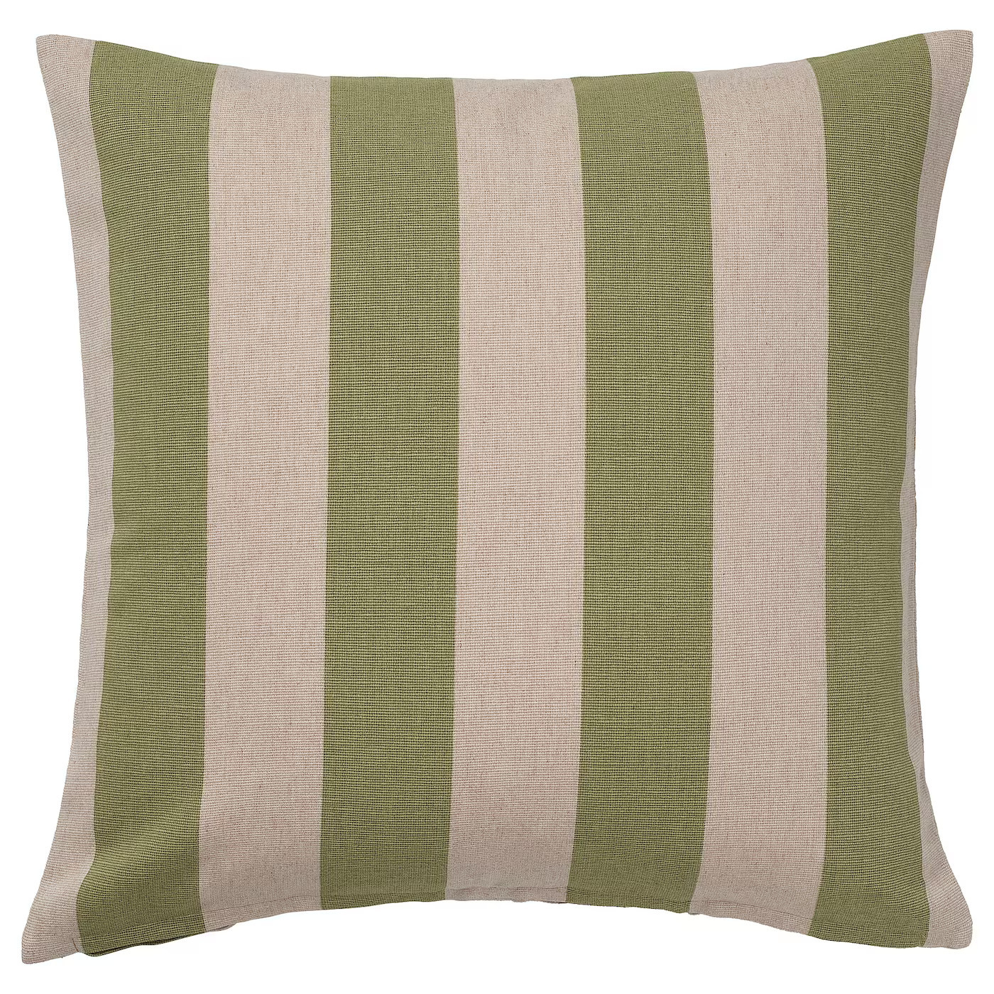HILDAMARIA Kissenbezug, grün natur/gestreift, 50x50 cm - IKEA Deutschland | IKEA (DE)