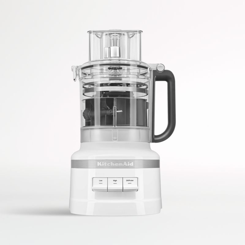 KitchenAid White 13-Cup Food Processor + Reviews | Crate & Barrel | Crate & Barrel