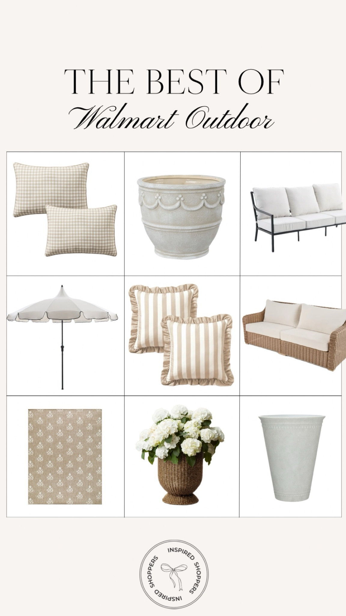 Best of Walmart Outdoor! 🤍 everything you need for the perfect spring set up! 

Tap to shop!

#LTKmomlife #LTKHome #LTKSeasonal