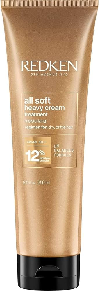 Redken All Soft Heavy Cream Treatment Mask | Deep Conditioner For Dry Hair | Deep Conditioning Ha... | Amazon (US)