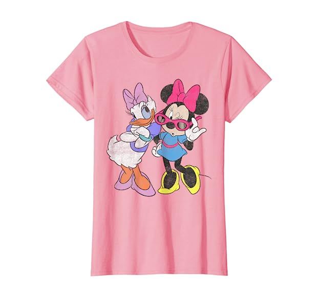 Disney Mickey And Friends Daisy & Minnie Fashion Short Sleeve T-Shirt | Amazon (US)