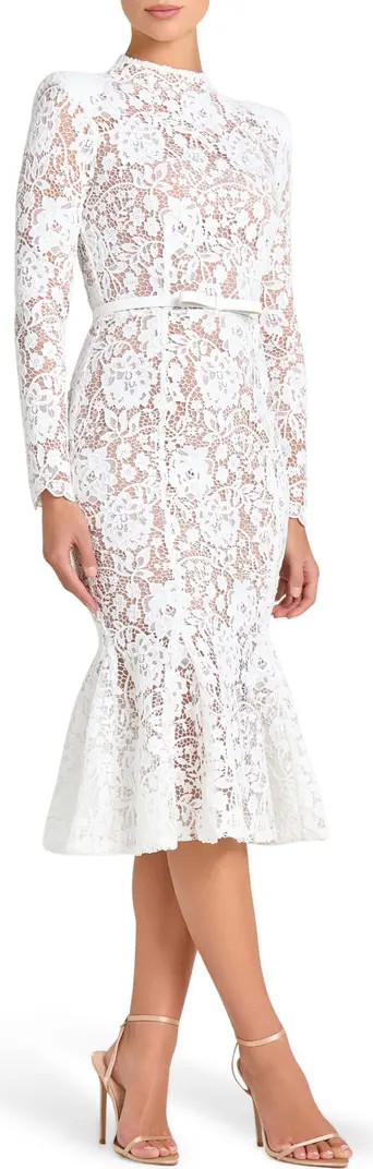 Juliette Long Sleeve Lace Cocktail Dress | Nordstrom