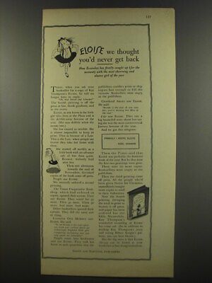 1956 Simon and Schuster Book Advertisement - Eloise by Kay Thompson | eBay US