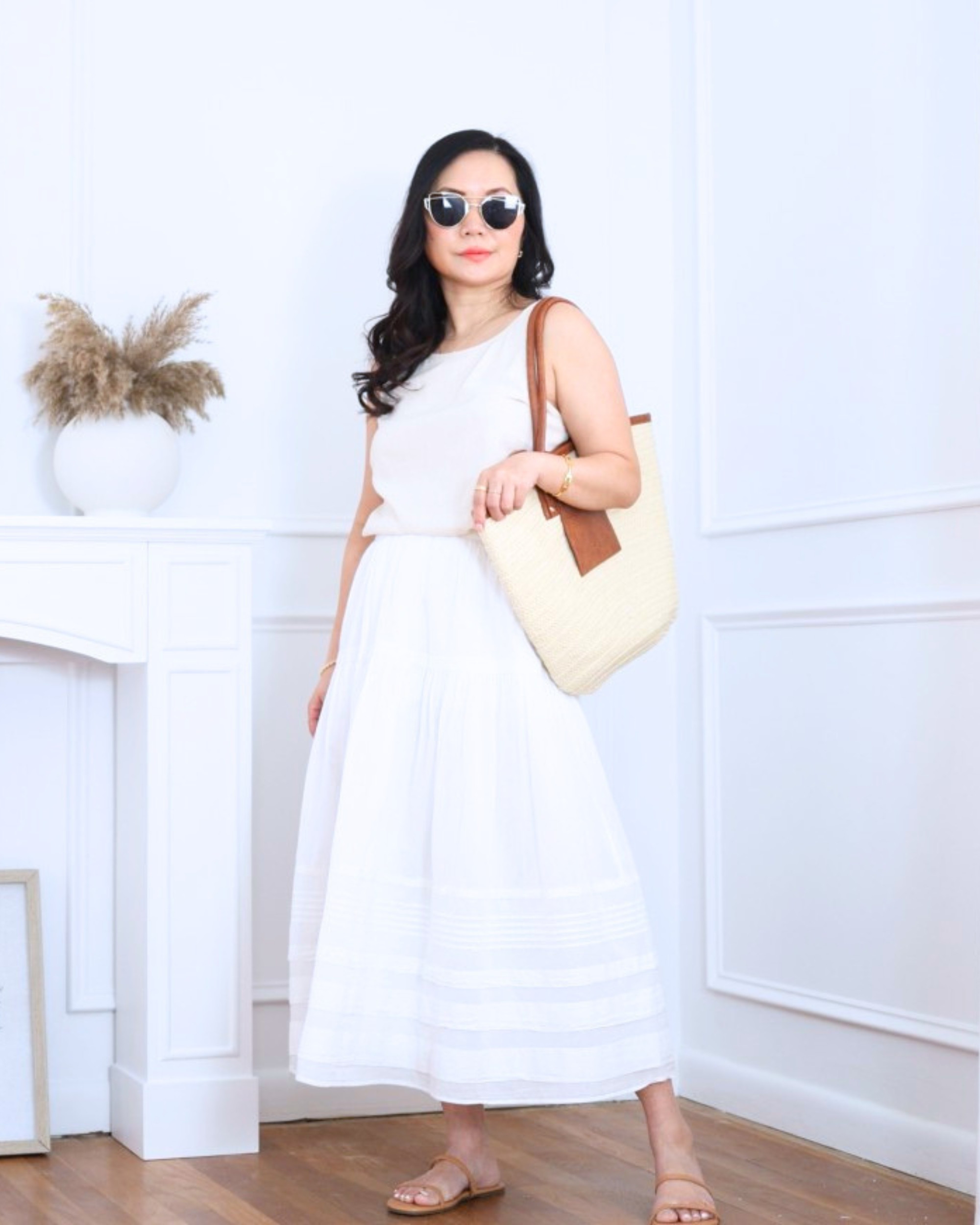 Linen top and strappy sandals from Amazon paired with a boho maxi skirt from Abercrombie — breezy, feminine, and effortlessly put together for warm days. I’m 5’2, wearing size XS.

#LTKPetite #LTKootd #LTKOver40