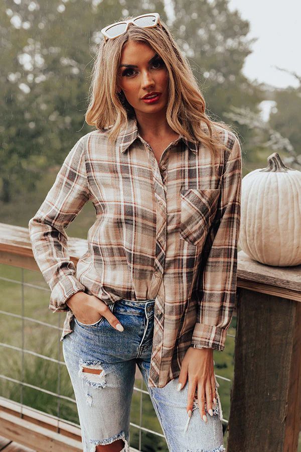 Felt The Chill Flannel | Impressions Online Boutique