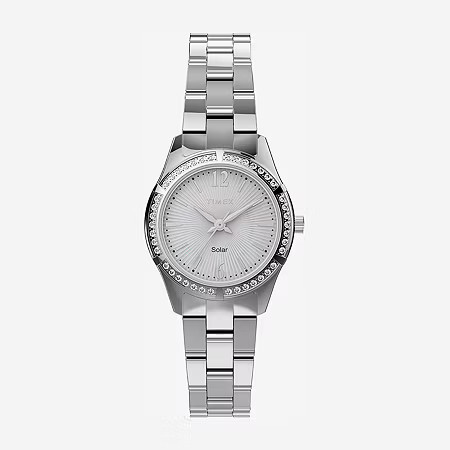 Timex Womens Silver Tone Bracelet Watch Tw2v39300ji, One Size | JCPenney