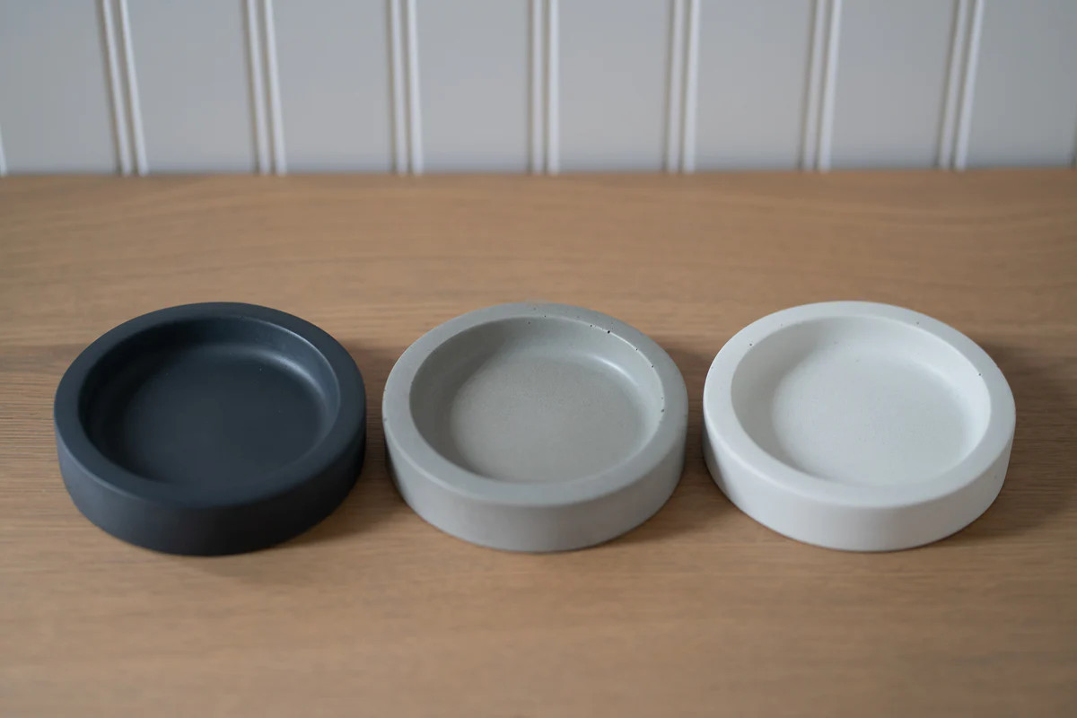 Small Handmade Concrete Tray | Soap Dispenser Tray | Urban Ember